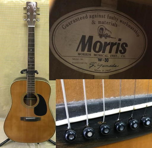 Morris/ﾓｰﾘｽ/アコースティックギター/W-30