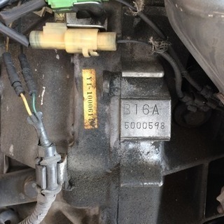 今月中なら さらに5000円引き置場整理したいので お願いします。B16AエンジンEF9シビック実働エンジンコンピューター付き