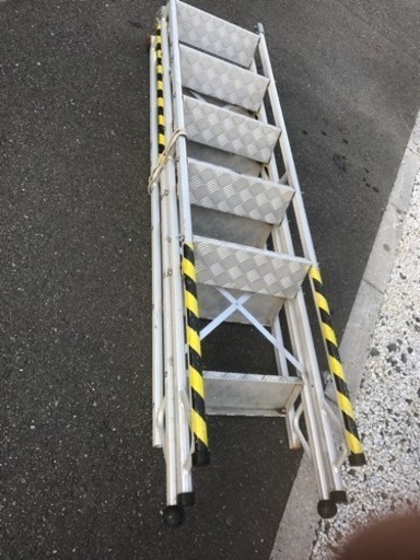 アルミ仮設階段はしご