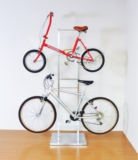 自転車2台用ディスプレイラック 中古美品