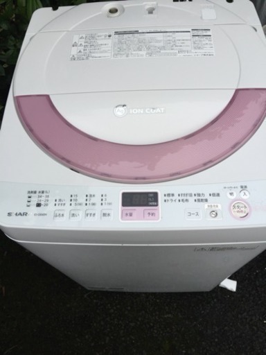 SHARP 全自動洗濯機 ES-GE60N 13年製