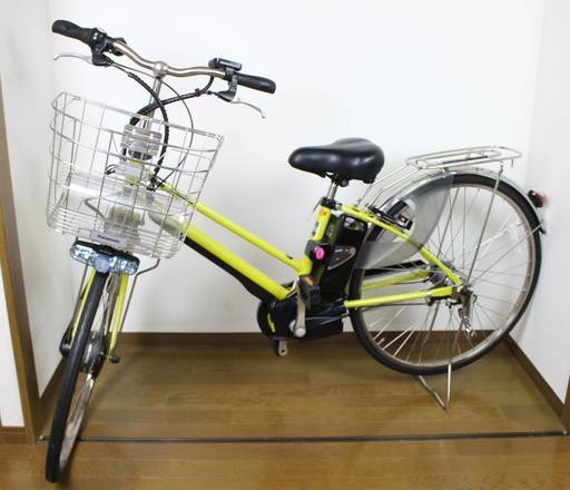 パナソニック　電動アシスト自転車 VIVIチャージWT 17.6Aｈ大容量バッテリー BE-EKWT752AG 2015年　大型LEDライト