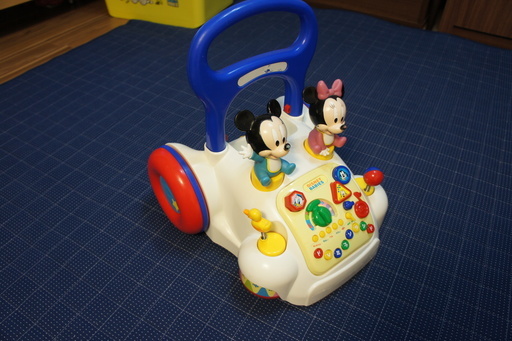 ディズニー あっちこっちメリーポップ ディズニー 手押し車 ミッキー ミニー Ibeon 山田のベビー用品 歩行器 の中古あげます 譲ります ジモティーで不用品の処分