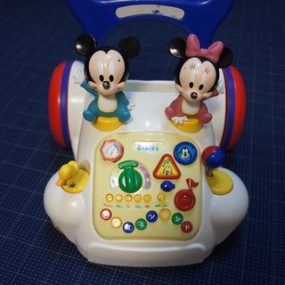 ディズニー あっちこっちメリーポップ ディズニー 手押し車 ミッキー ミニー Ibeon 山田のベビー用品 歩行器 の中古あげます 譲ります ジモティーで不用品の処分