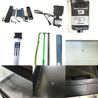 90cm水槽 アクアリウム ガラス ヒーター付き 照明付き 157L セット 台付き 魚 熱帯魚 東λSS