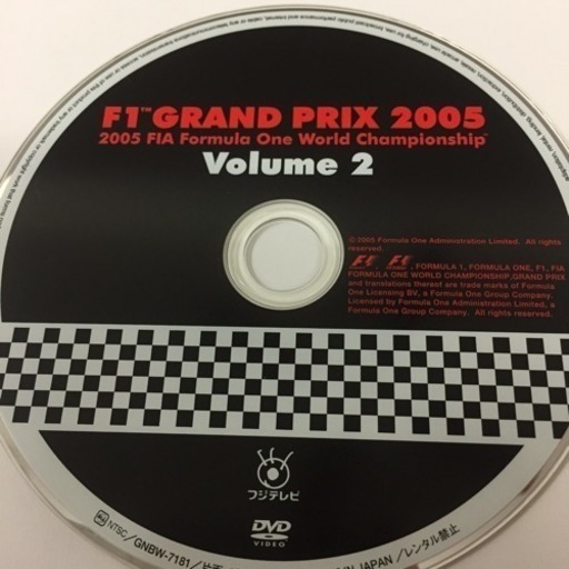 F1 Grand Prix 05 Fia Formula One World Championship Volume1 2 3dvd Yoyo 郡山のdvd ブルーレイ その他 の中古あげます 譲ります ジモティーで不用品の処分