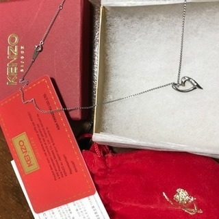 プラチナ&ダイヤオープンハートネックレス