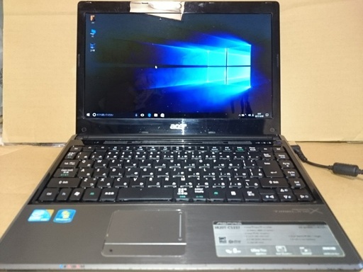 13インチ Corei3 薄型モバイルノート acer ASPIRE