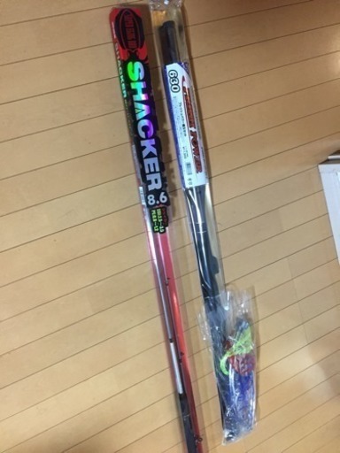 エギングロッド 6.2mタモ エギ セット