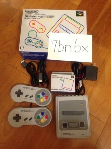 ニンテンドークラシックミニ、スーパーファミコン、アダプターつき