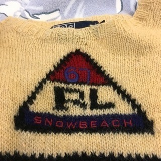 ラルフローレンの手編みセーター  メンズL