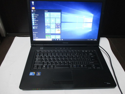 【美品】東芝製  dynabook Satellite L47　266E/HD　CPUi5 HDD250GB メモリー2GB　Win10 Pro 中古動作品