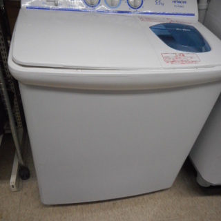 美品】2017年製 HITACHI 日立2層式洗濯機 PS-55...