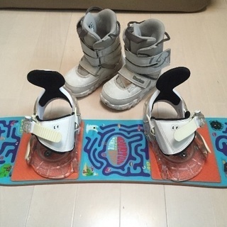 値下げ☆バートン キッズ スノーボードセット80