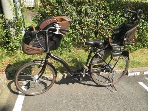 配達可 26インチ 2人子乗せ自転車 子供 チャイルドシート 前後 ママチャリ