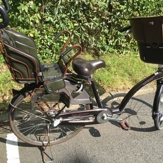 配達可 26インチ 2人子乗せ自転車 子供 チャイルドシート 前後