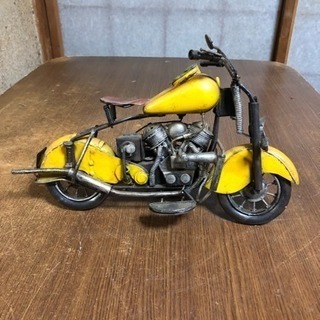 【置物/金属製】アメリカン バイク 置物