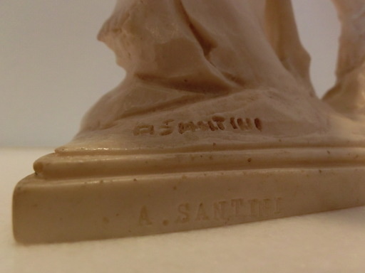 A.SANTINI APOLLO E DAFNE アポロとダフネ像　ベルニーニ作ギリシャ女神彫刻像レプリカ　イタリア製　西洋彫刻　芸術　美術　アート　デッサン　置物