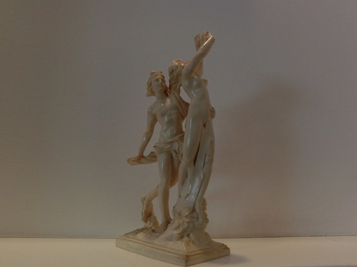 A.SANTINI APOLLO E DAFNE アポロとダフネ像　ベルニーニ作ギリシャ女神彫刻像レプリカ　イタリア製　置物
