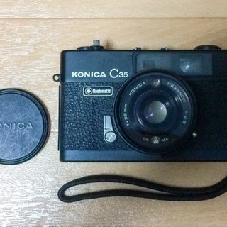 コニカ 小型レンジファインダーカメラ Konica C35 フラ...