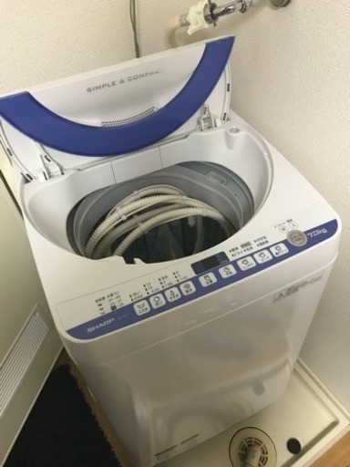 SHARP全自動洗濯機