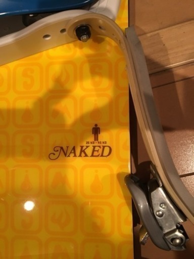 NAKID×NAKED キッズスノーボードセット 108cm バイン付4点セット