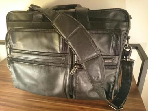 【中古 TUMI トゥミ】レザー 本革 ビジネスバッグ