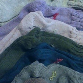 毛糸の靴下 おばあちゃんの手編み