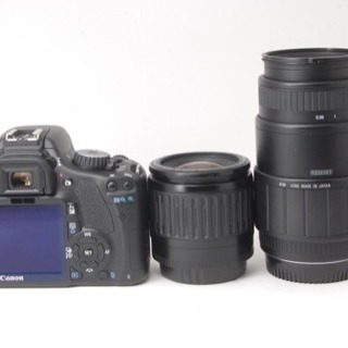 ◆ボディ超極上☆ショット数わずか2072回！◆キャノン Canon EOS Kiss X4 Wズームセット！ゆうパック代引き発送！送料無料！手数料無料！