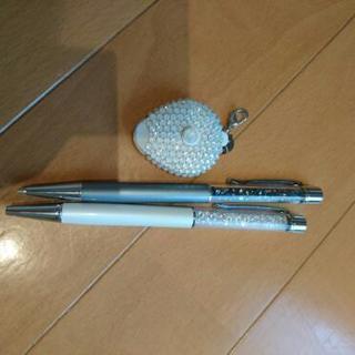 SWAROVSKI ボールペン&シャープペン、ネックストラップ