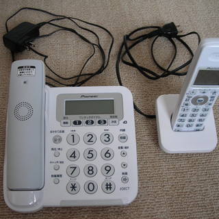 パイオニア TF-FE30W-H　あんしん・シンプル電話機コードレス