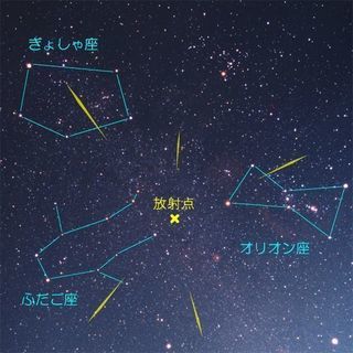 オリオン座流星群を見に行きましょう♪