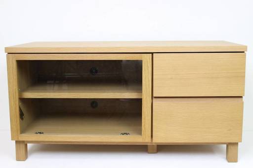 美品】無印良品 MUJI オーク材 テレビ台 ＡＶラック・幅90ｃｍ | www