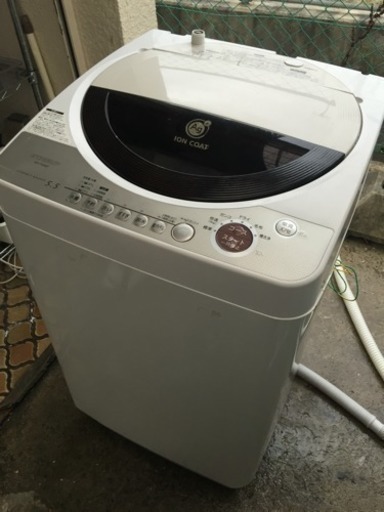 シャープ 2006年製 5.5kg 全自動洗濯機