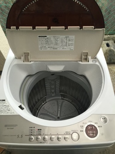 シャープ 2006年製 5.5kg 全自動洗濯機