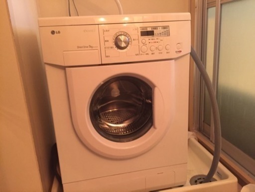 LGコンパクトドラム洗濯機 5kg