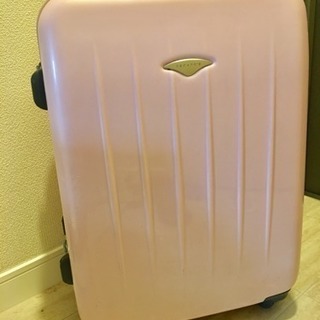 スーツケース TSAロック搭載 鍵スペアあり ベビーピンク