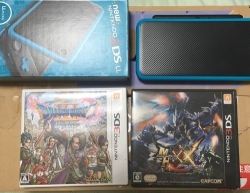 美品newニンテンドー2DSLL ドラクエ＆モンハンセット