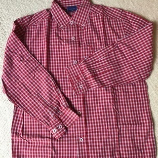 140㎝・赤チェックシャツ(男子)