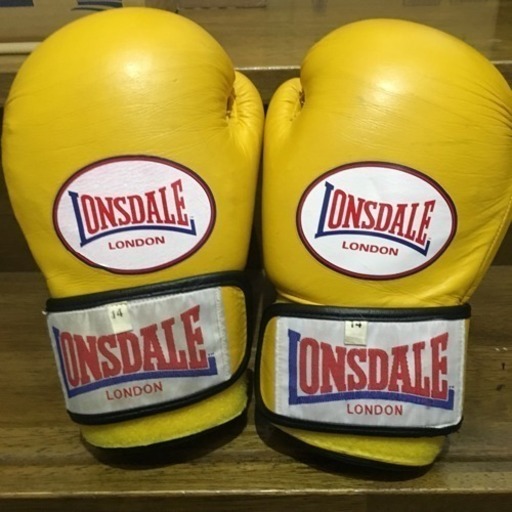 LONSDALE/ロンズデール ボクシング グローブ 黄色