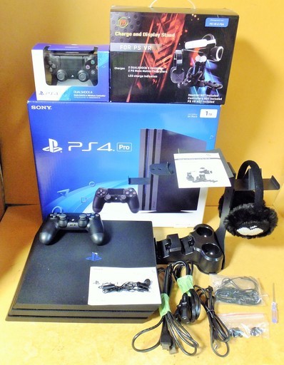 ☆\tソニー SONY CUH-7100BB01 Play Station4 Pro プレイステーション4 プロ 1TB ジェットブラック◆最高スペックの最新次世代ゲーム機♪50,000円