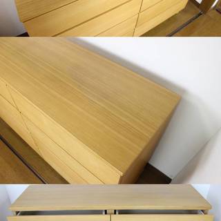 【最終お値下げ】無印良品 タモ材チェスト4段ワイド 　 廃盤品 廃盤品 無印良品/MUJI タモ材 4段チェスト ナチュラル - メルカリ