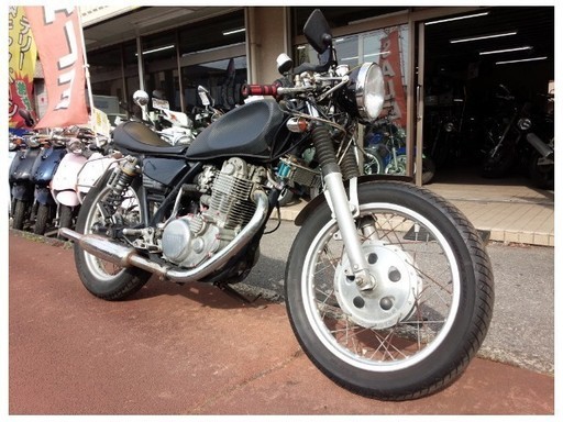 ヤマハ SR400 セパハン バックステップ オイルクーラー マフラー