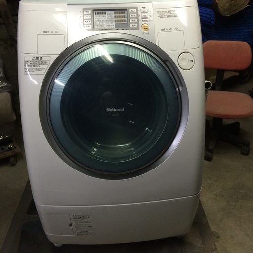 ★ナショナルドラム式洗濯・脱水容量8.0kg 乾燥容量6.0kg 洗濯乾燥機