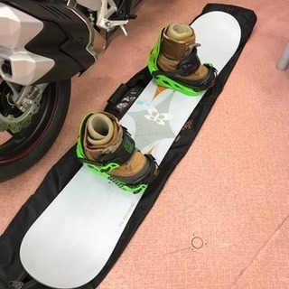 バートンのボード&ブーツにk2バインディングの3点セット男性用