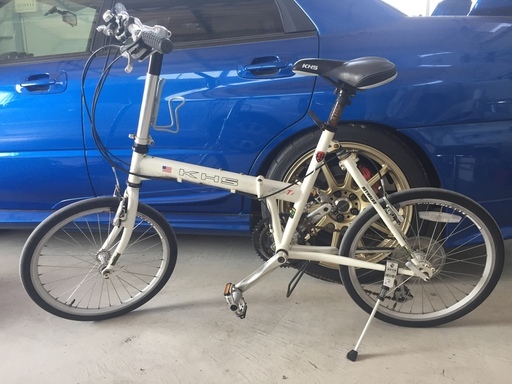 KHS F-20T2 高級折りたたみ自転車 ミニベロ 車庫保管