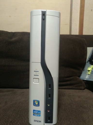 デスクトップパソコン EPSON i7-2600/4GB/500GB/Win7/MS Office2010/WPS office2016