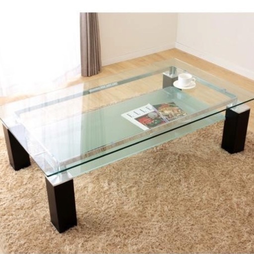 高級ガラステーブル一台