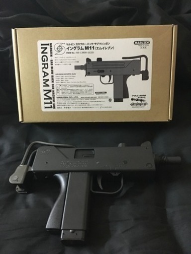 希少! 極美品! マルゼン NEWイングラムM11 ガスブローバックガン