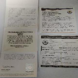 ☆タイガーウッズスコアカード☆